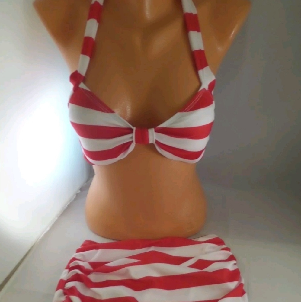Esther  Williams Stripped Bathing Suit sz 10